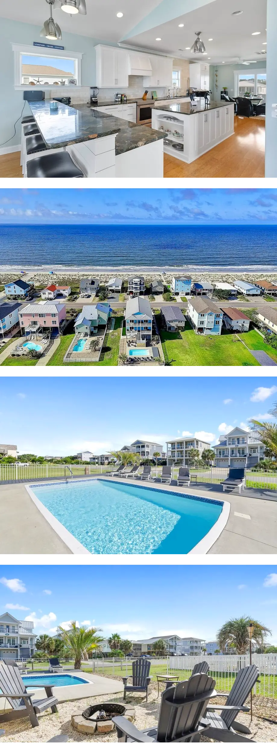 5BR/4BA House,2nd Row,Ocean Views,Pool,E...