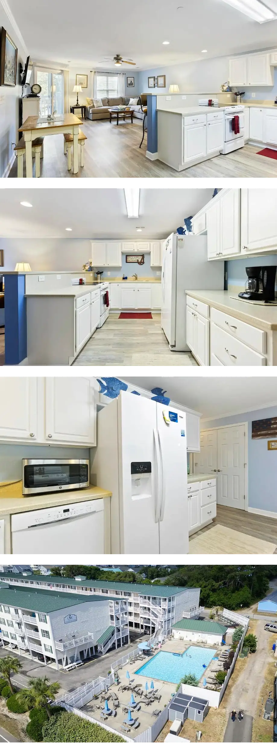 Condo steps to beach, with pool. Dog fri...