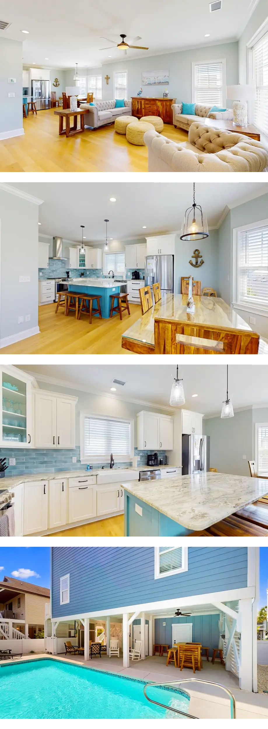 Seabirds: Ocean-view home near beach wit...