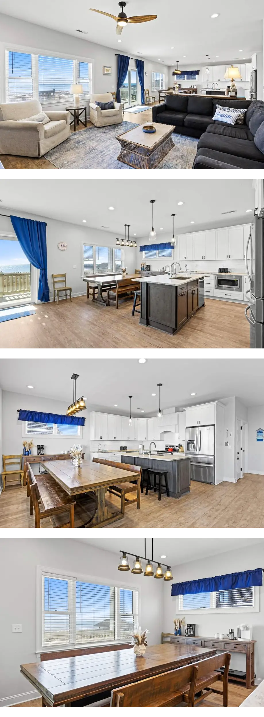 Oceanfront with private boardwalk to bea...