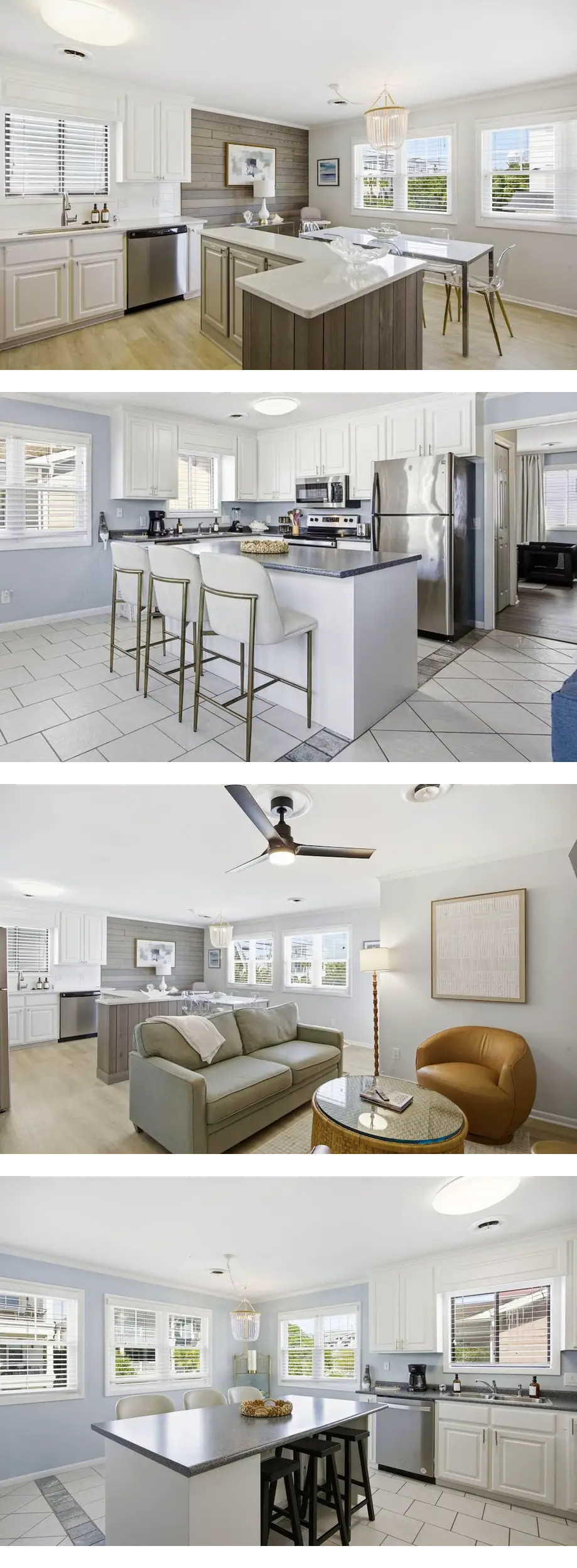 Coastal 4BR/4BA coastal duplex featuring...